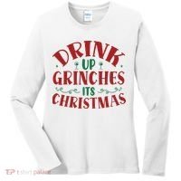 Drink Up Grinches Its Christmas Women's Long Sleeve Shirt thumb 0