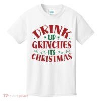 Drink Up Grinches Its Christmas Kids T-Shirt thumb 0