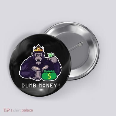 Dumb Money Ape Button
