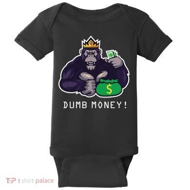 Dumb Money Ape Baby Bodysuit