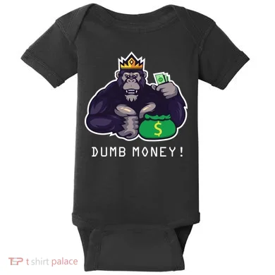 Dumb Money Ape Baby Bodysuit