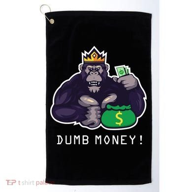 Dumb Money Ape Golf Towel