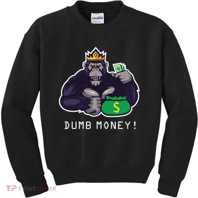 Dumb Money Ape Kids Sweatshirt