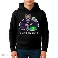Dumb Money Ape Kids Hoodie thumb 4