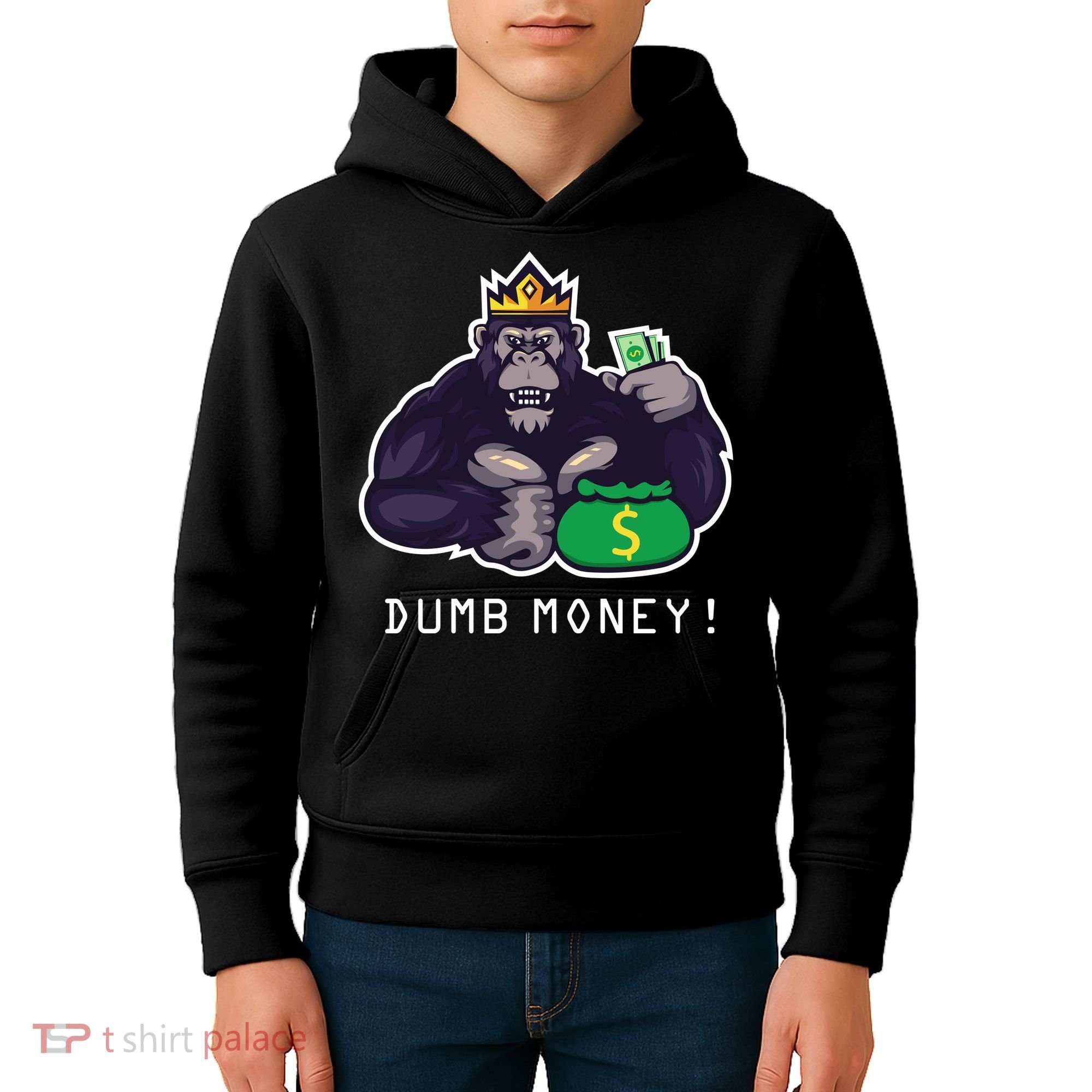 Dumb Money Ape Kids Hoodie