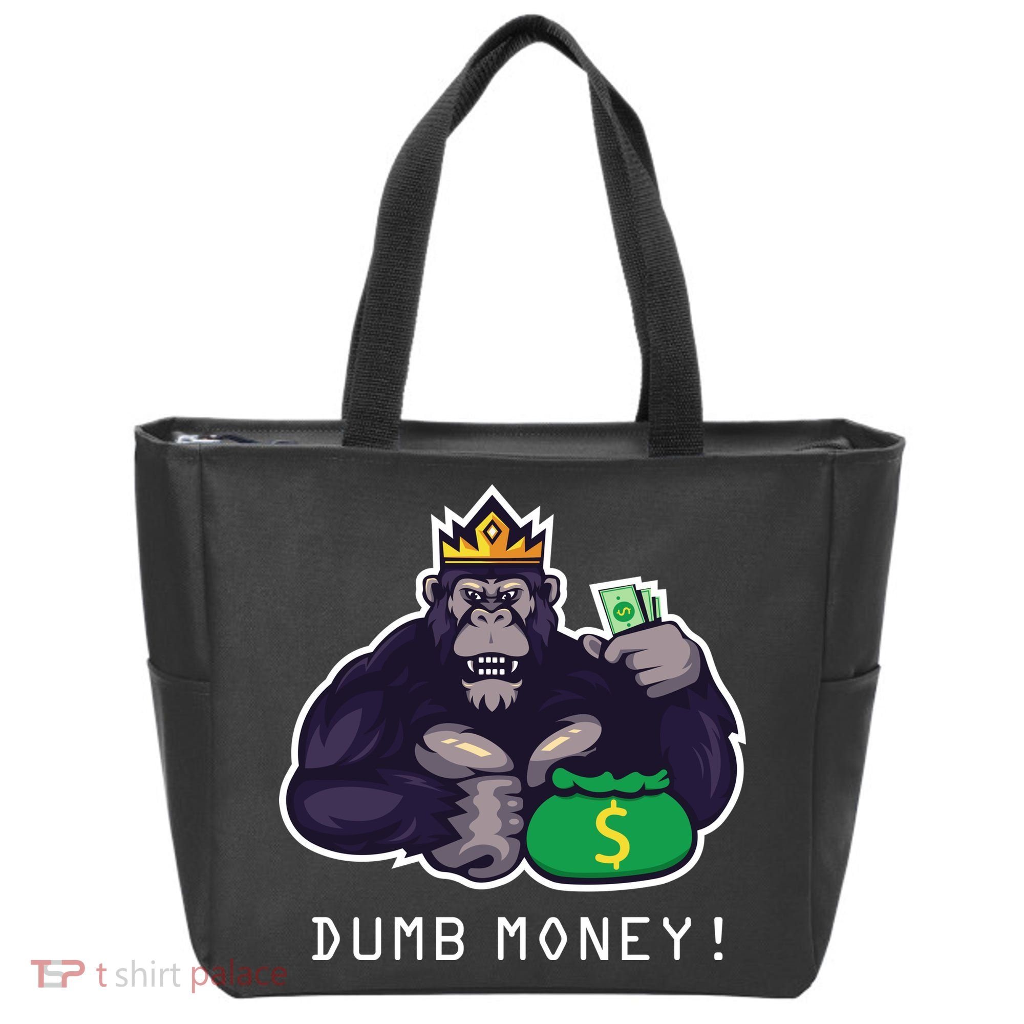 Dumb Money Ape Tote Bag