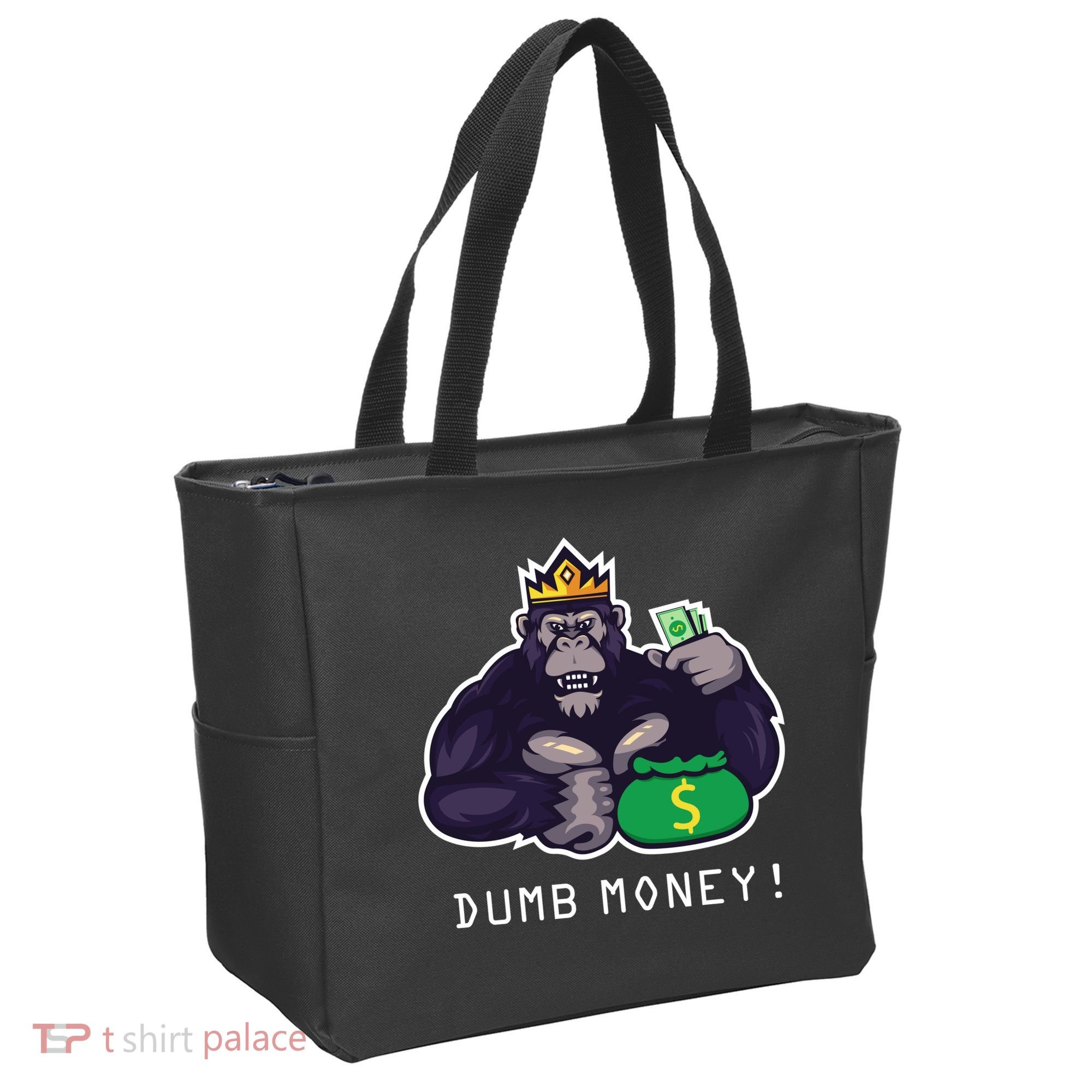 Dumb Money Ape Tote Bag