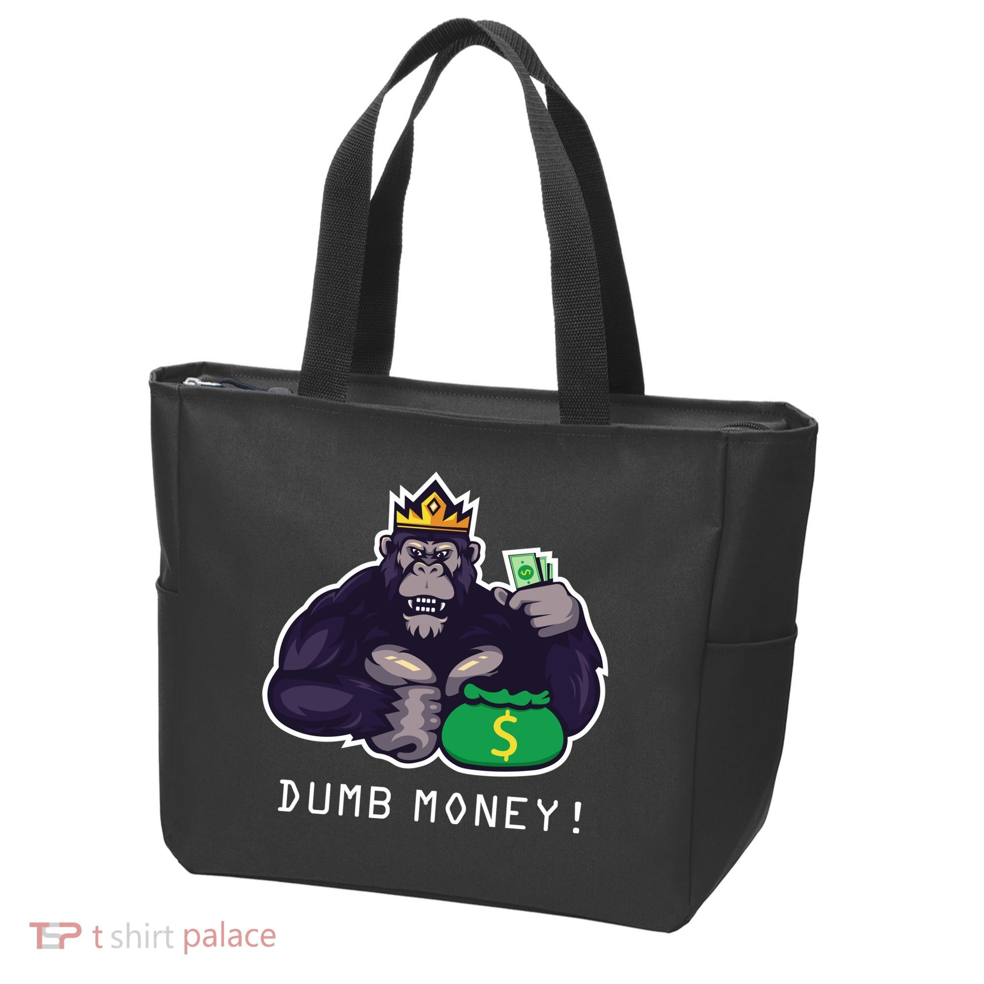 Dumb Money Ape Tote Bag