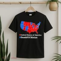 DumbFUCKistan Vs. United States of America Election Map Republicans T-Shirt thumb 2