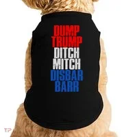 Dump Trump Ditch Mitch Disbar Barr Doggie Tank thumb 0