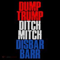 Dump Trump Ditch Mitch Disbar Barr Doggie Tank thumb 4