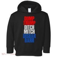 Dump Trump Ditch Mitch Disbar Barr Toddler Hoodie thumb 0