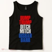 Dump Trump Ditch Mitch Disbar Barr Tank Top thumb 2