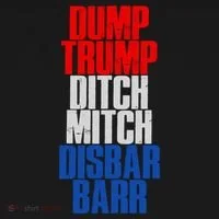 Dump Trump Ditch Mitch Disbar Barr Women's Long Sleeve Shirt thumb 2
