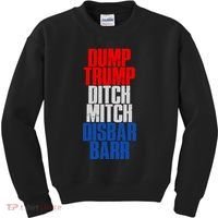 Dump Trump Ditch Mitch Disbar Barr Kids Sweatshirt thumb 0