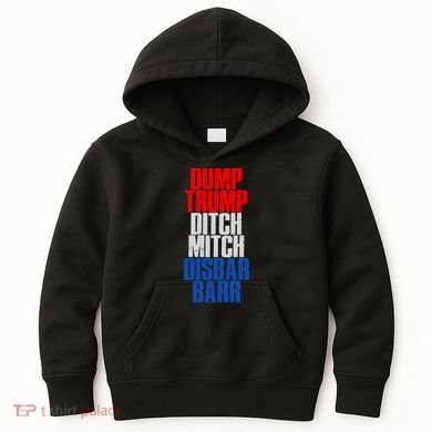 Dump Trump Ditch Mitch Disbar Barr Kids Hoodie