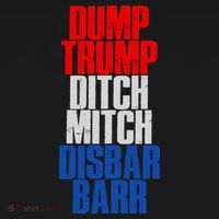 Dump Trump Ditch Mitch Disbar Barr Kids Hoodie thumb 5