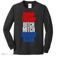 Dump Trump Ditch Mitch Disbar Barr Kids Long Sleeve Shirt thumb 0