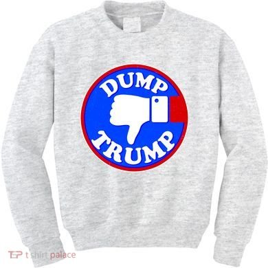 Dump Trump Emblem Kids Sweatshirt