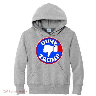 Dump Trump Emblem Kids Hoodie