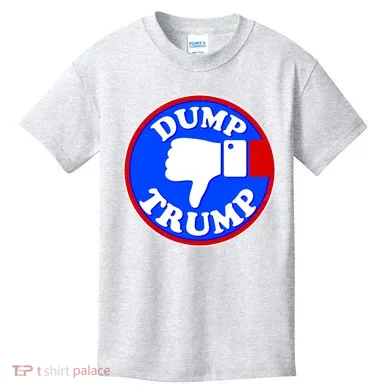 Dump Trump Emblem Kids T-Shirt