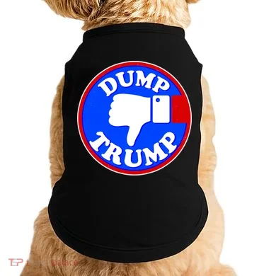 Dump Trump Emblem Doggie Tank