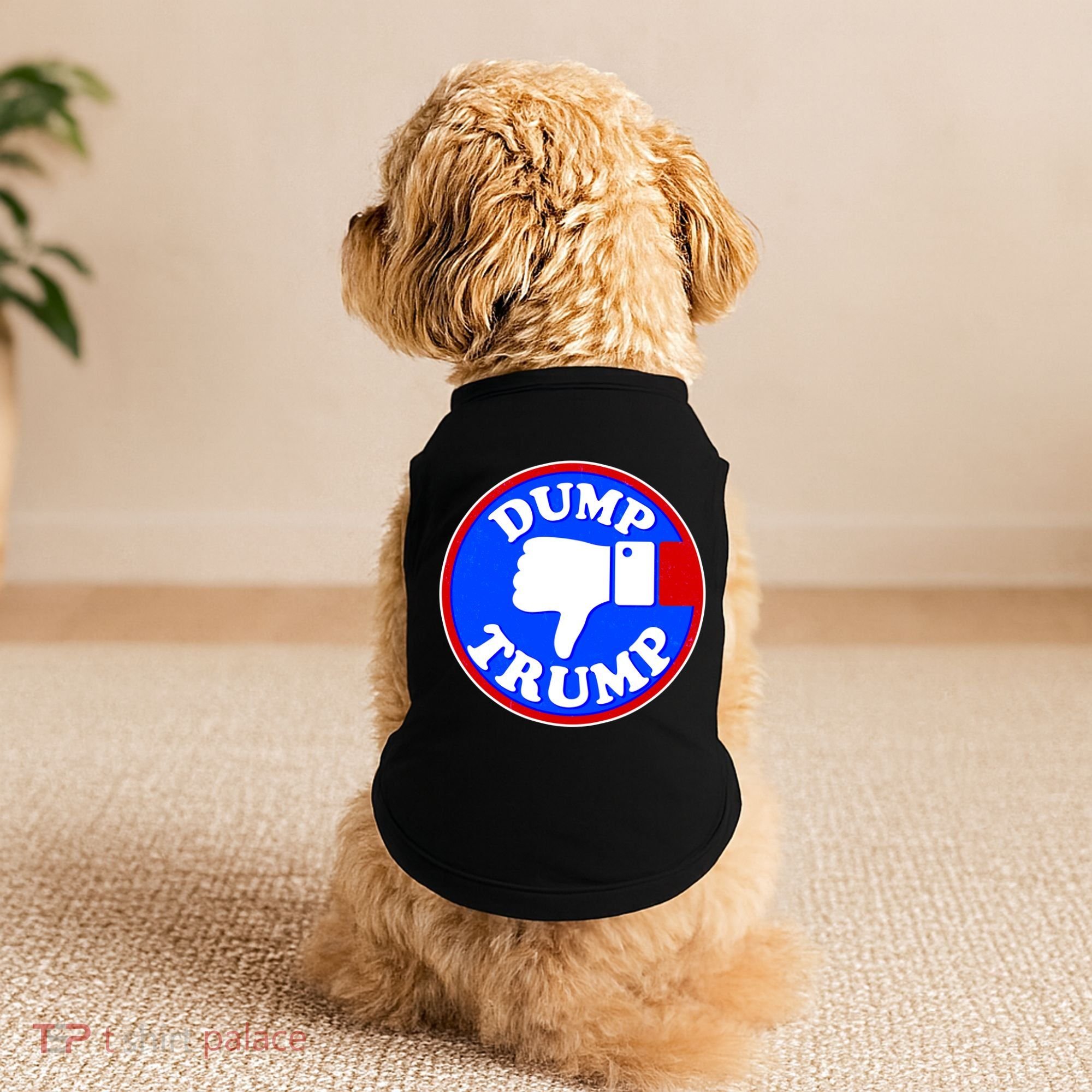 Dump Trump Emblem Doggie Tank