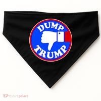 Dump Trump Emblem USA-Made Doggie Bandana thumb 0