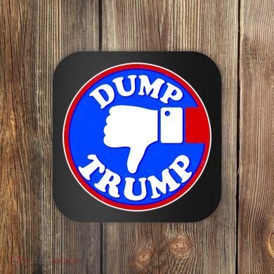 Dump Trump Emblem Coaster