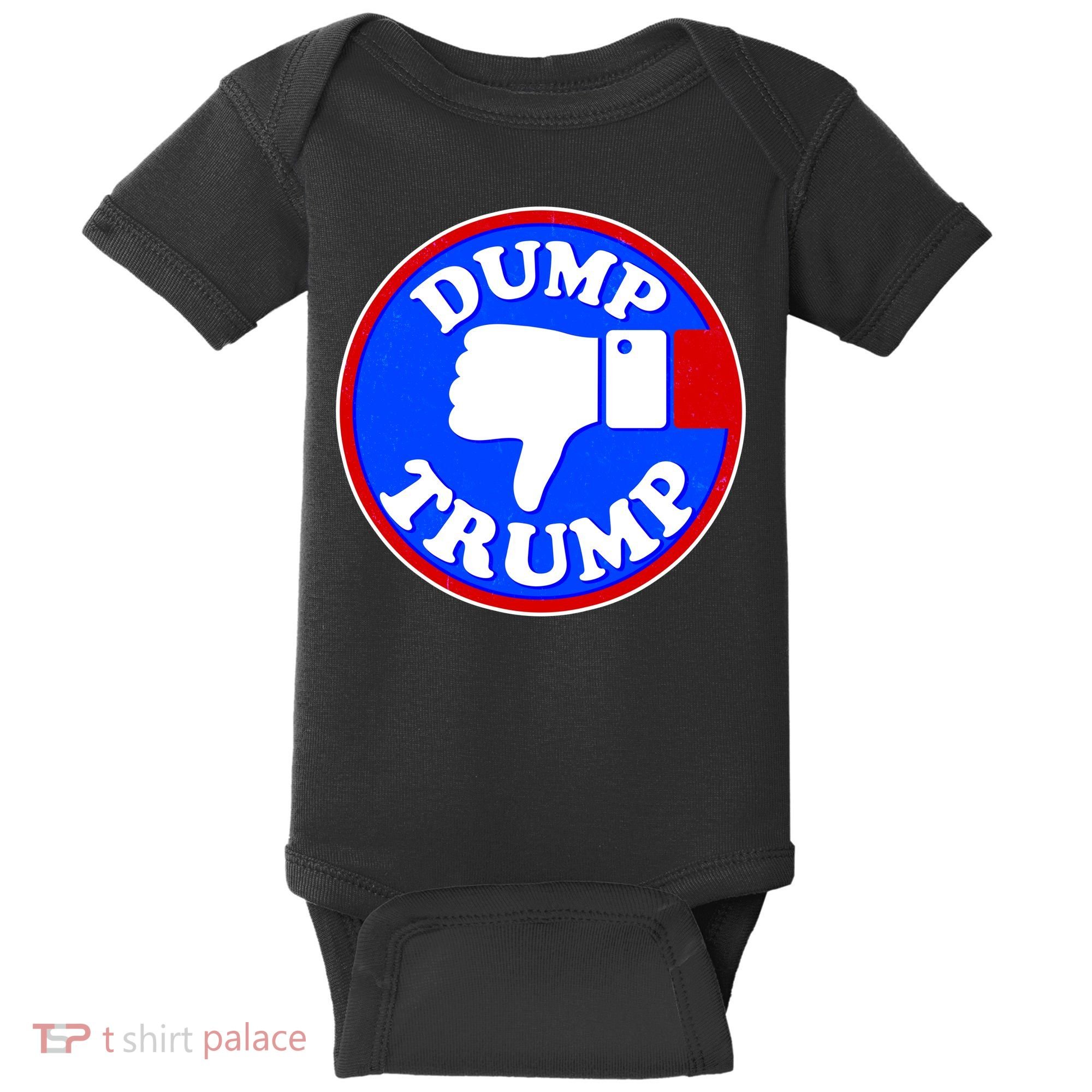 Dump Trump Emblem Baby Bodysuit