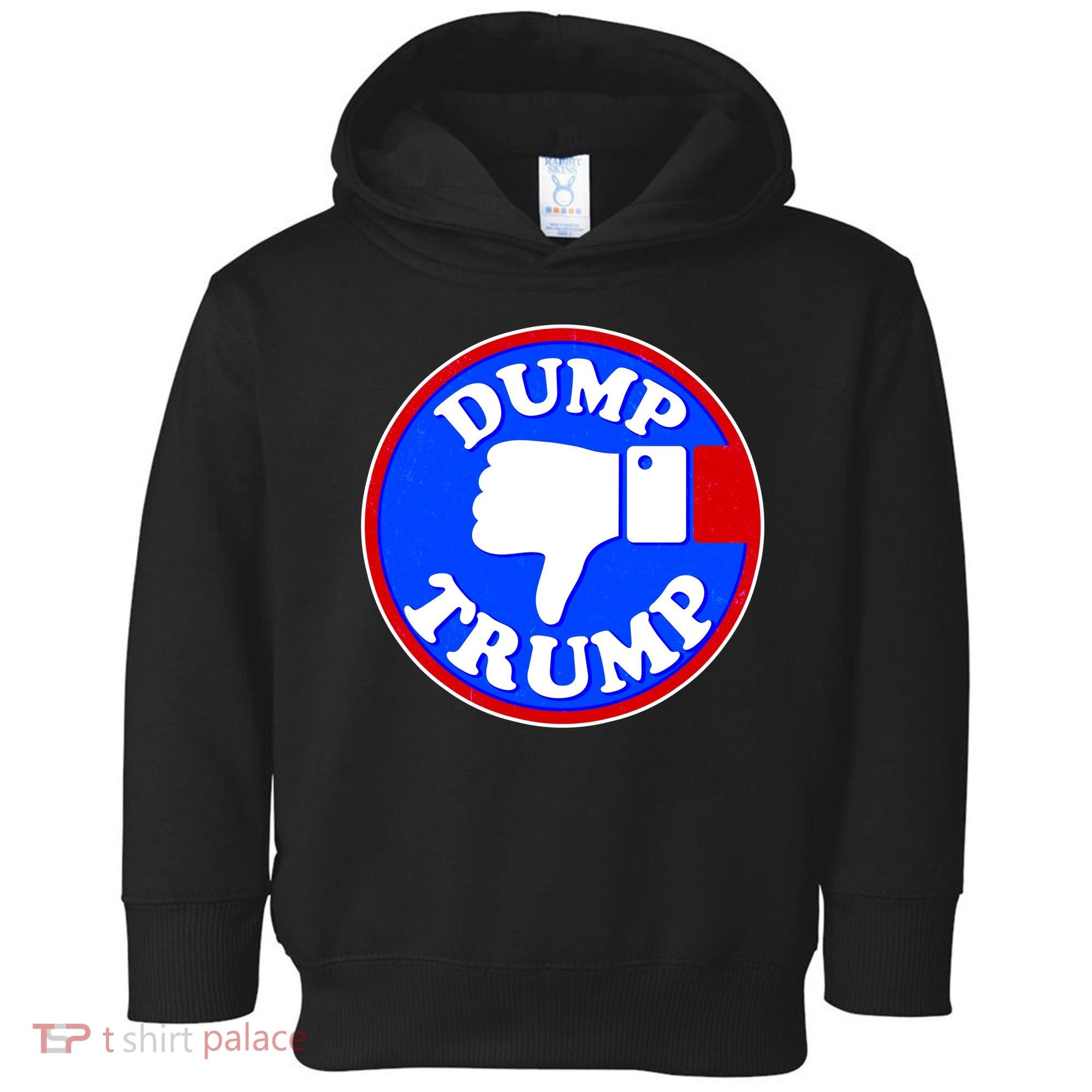 Dump Trump Emblem Toddler Hoodie