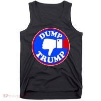 Dump Trump Emblem Tank Top thumb 0