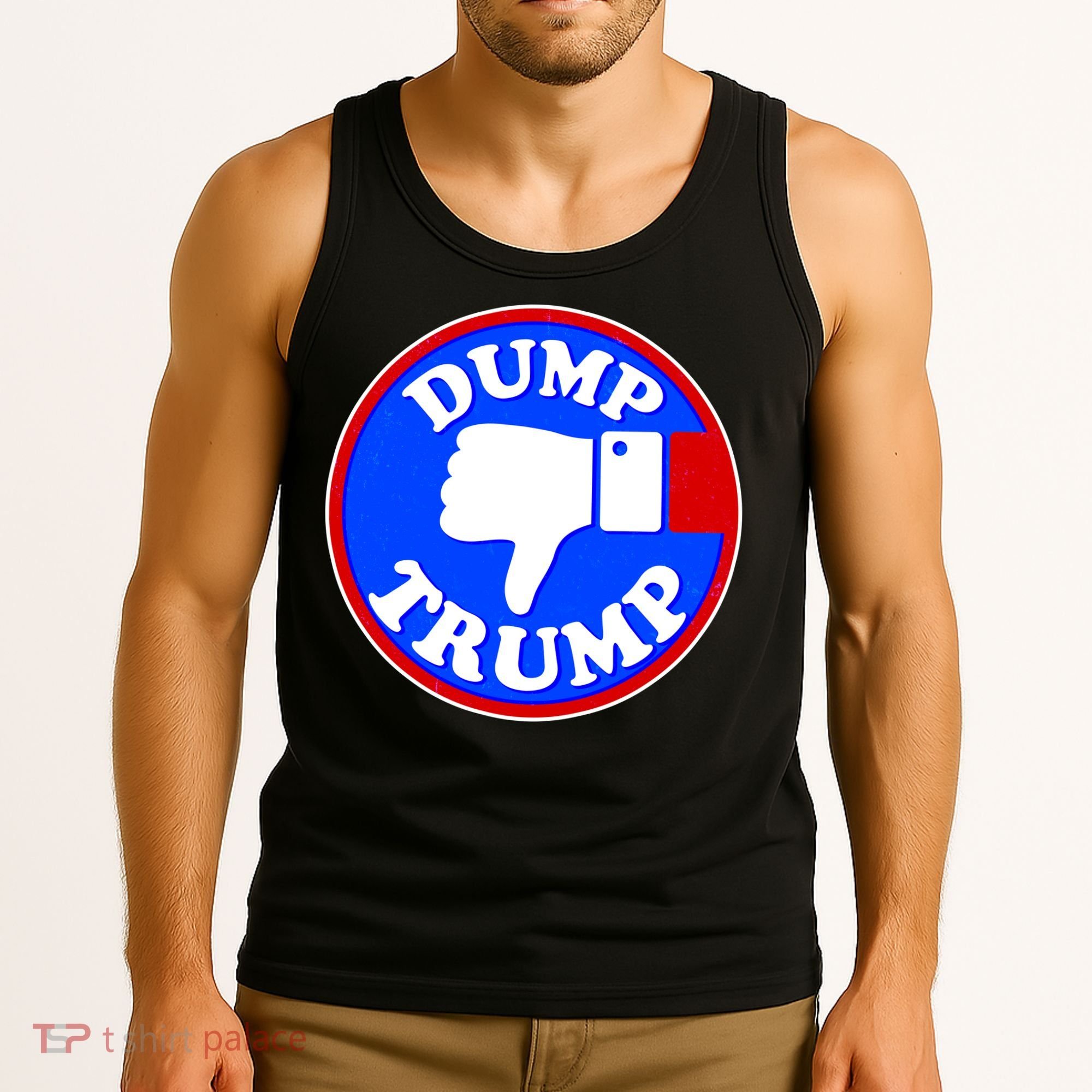 Dump Trump Emblem Tank Top