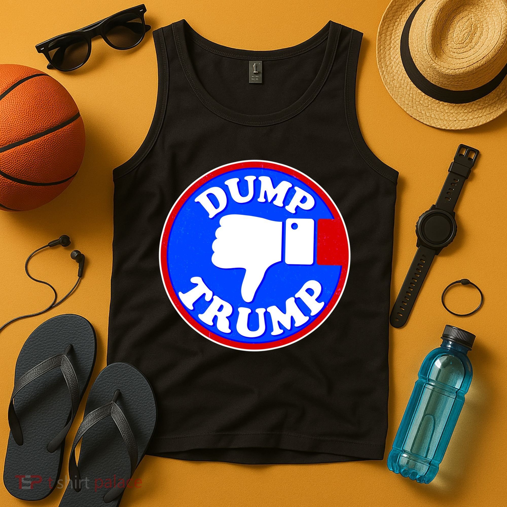 Dump Trump Emblem Tank Top