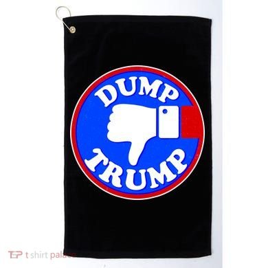 Dump Trump Emblem Golf Towel