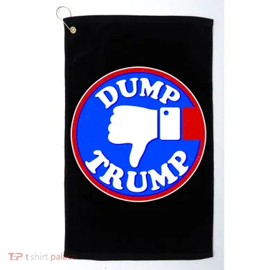 Dump Trump Emblem Golf Towel