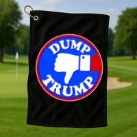 Dump Trump Emblem Golf Towel thumb 1