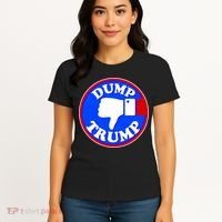 Dump Trump Emblem Women's T-Shirt thumb 4