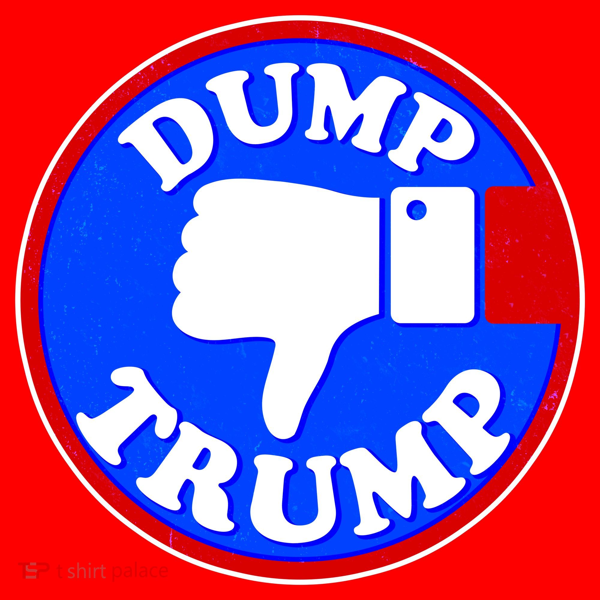 Dump Trump Emblem Santa Hat
