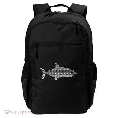 Dun Dun Dun Shark Logo Backpack