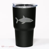Dun Dun Dun Shark Logo Tumbler thumb 0