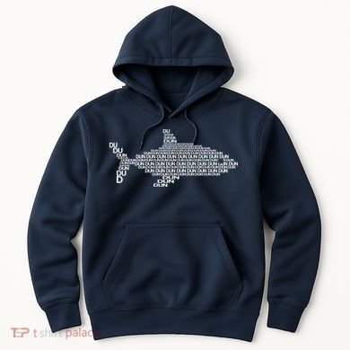 Dun Dun Dun Shark Logo Hoodie