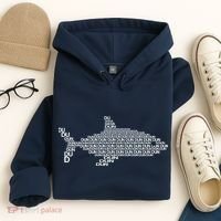 Dun Dun Dun Shark Logo Hoodie thumb 4