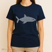 Dun Dun Dun Shark Logo T-Shirt thumb 4