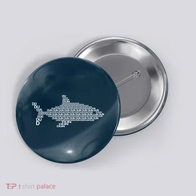 Dun Dun Dun Shark Logo Button