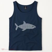 Dun Dun Dun Shark Logo Tank Top thumb 2