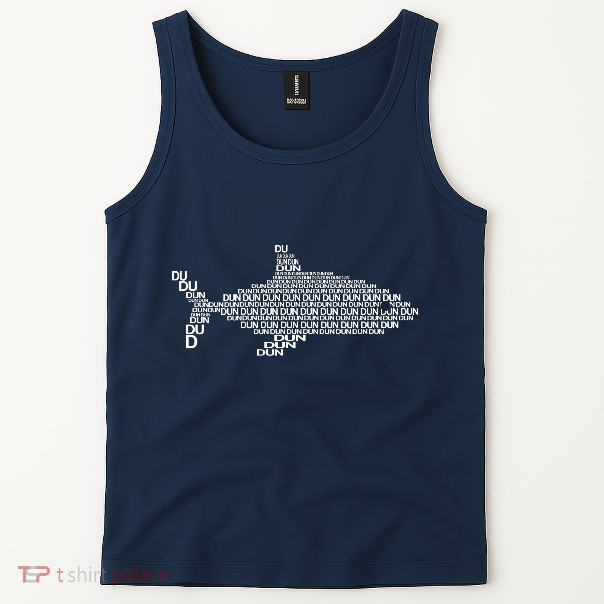 Dun Dun Dun Shark Logo Tank Top