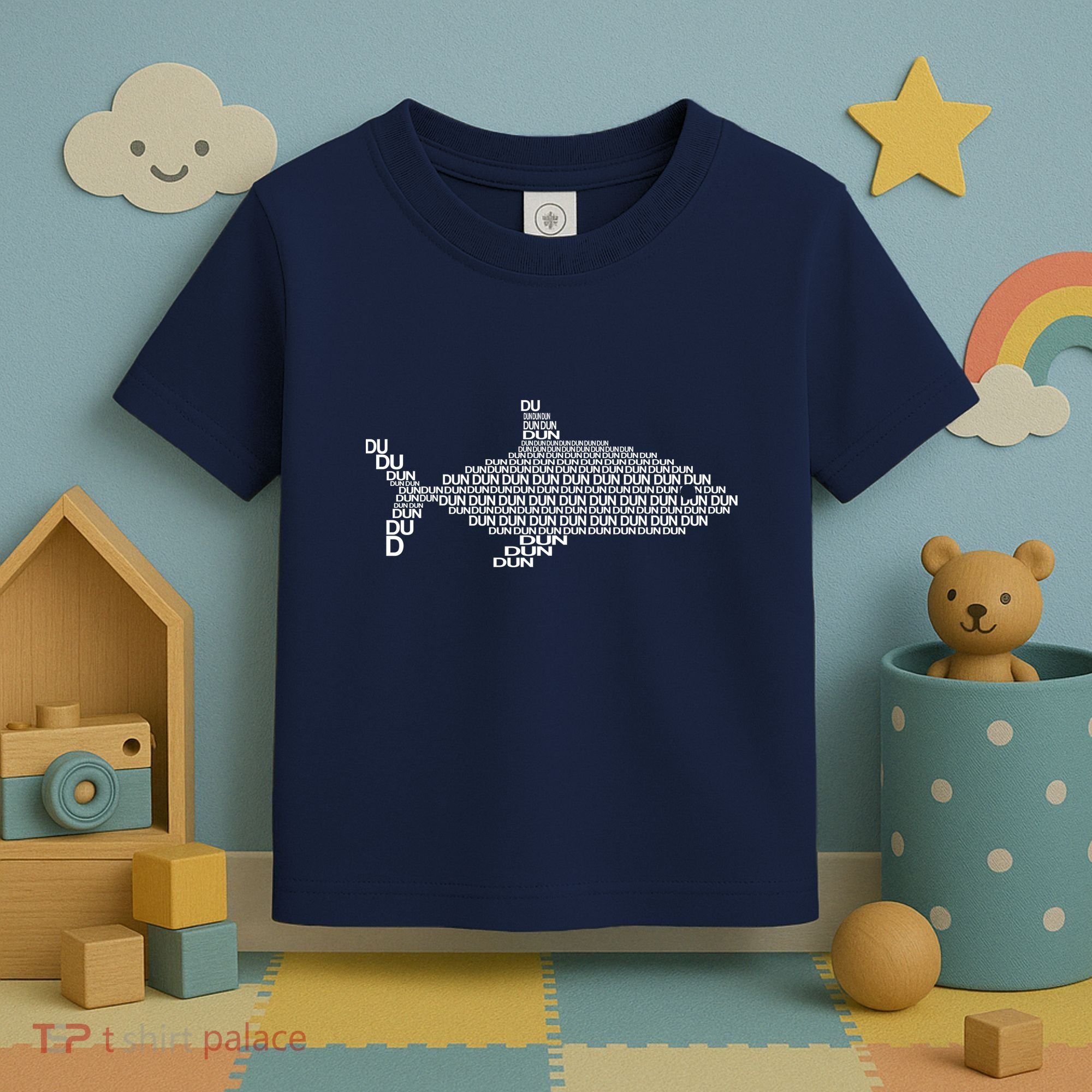 Dun Dun Dun Shark Logo Toddler T-Shirt