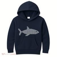 Dun Dun Dun Shark Logo Kids Hoodie thumb 0