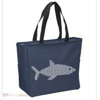 Dun Dun Dun Shark Logo Tote Bag thumb 2